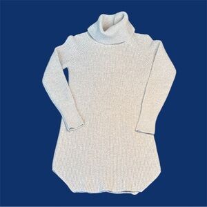 Wilfred 100% Wool Light Grey Turtleneck Sweater sz S Italy Yarn